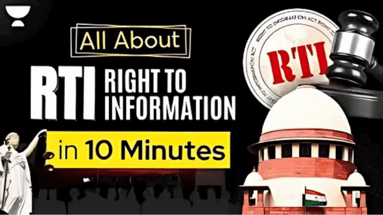 RTI Act 2025: Is It Still a Strong Tool for the Common Man?